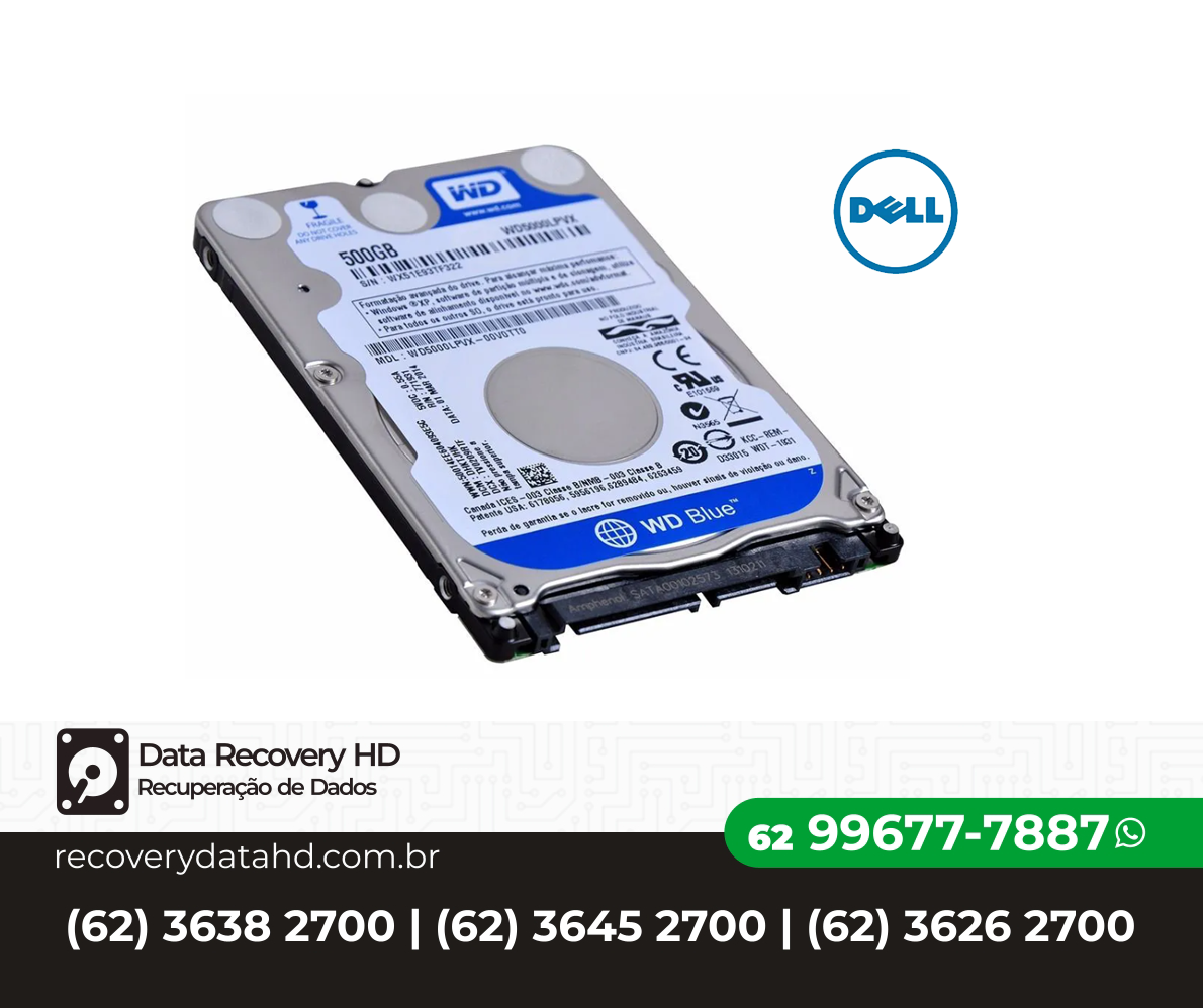 RECOVERY DATA HD GOIANIA-RECUPERAÇÃO DE ARQUIVOS EM HDS DE NOTEBOOK DELL GOIANIA