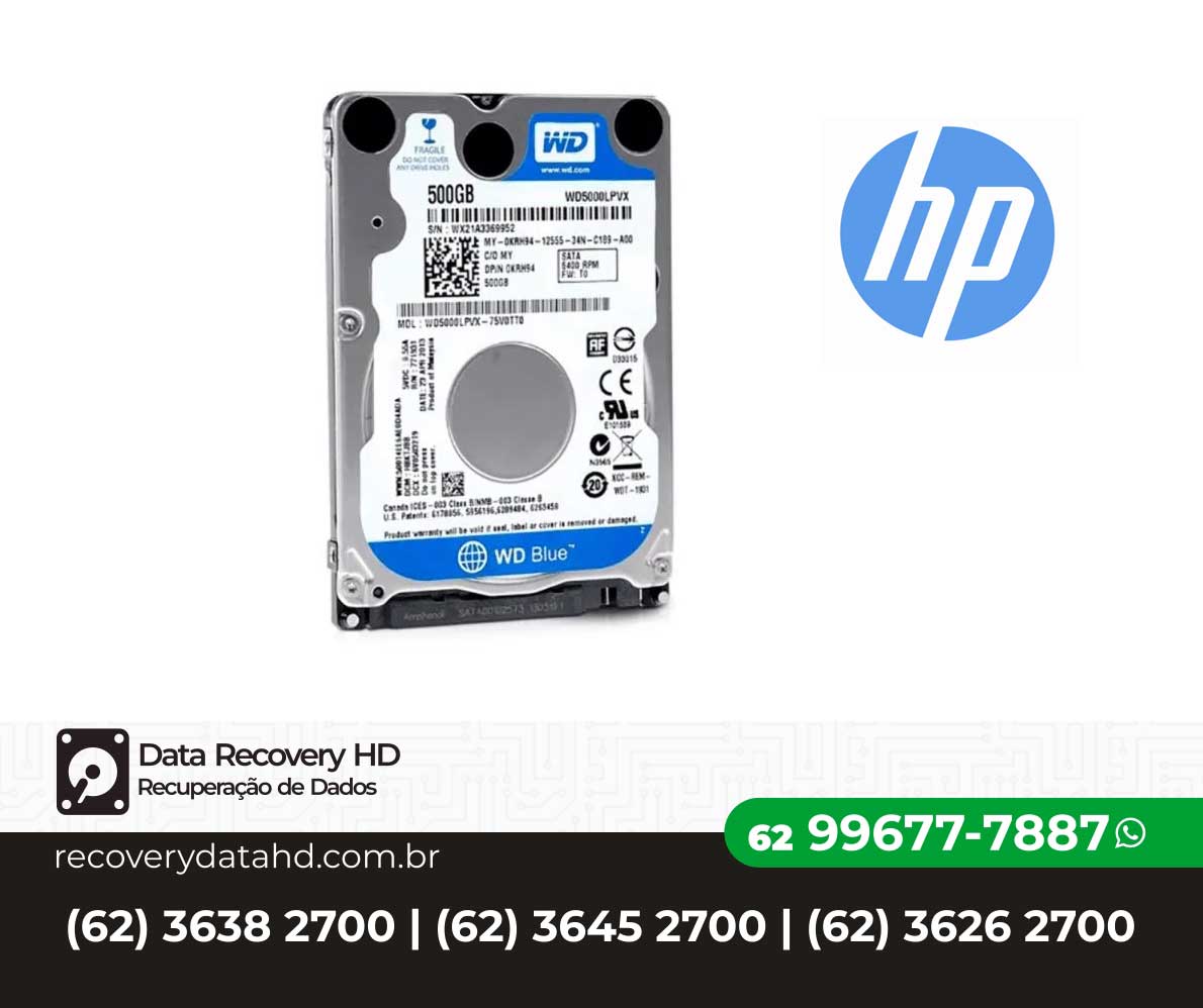 RECOVERY DATA HD GOIANIA-RECUPERAÇÃO DE ARQUIVOS EM HDS DE NOTEBOOK HP GOIAS