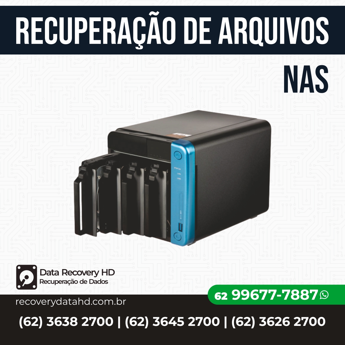 RECOVERY DATA HD GOIANIA-RECUPERAÇÃO DE ARQUIVOS NAS GOIANIA