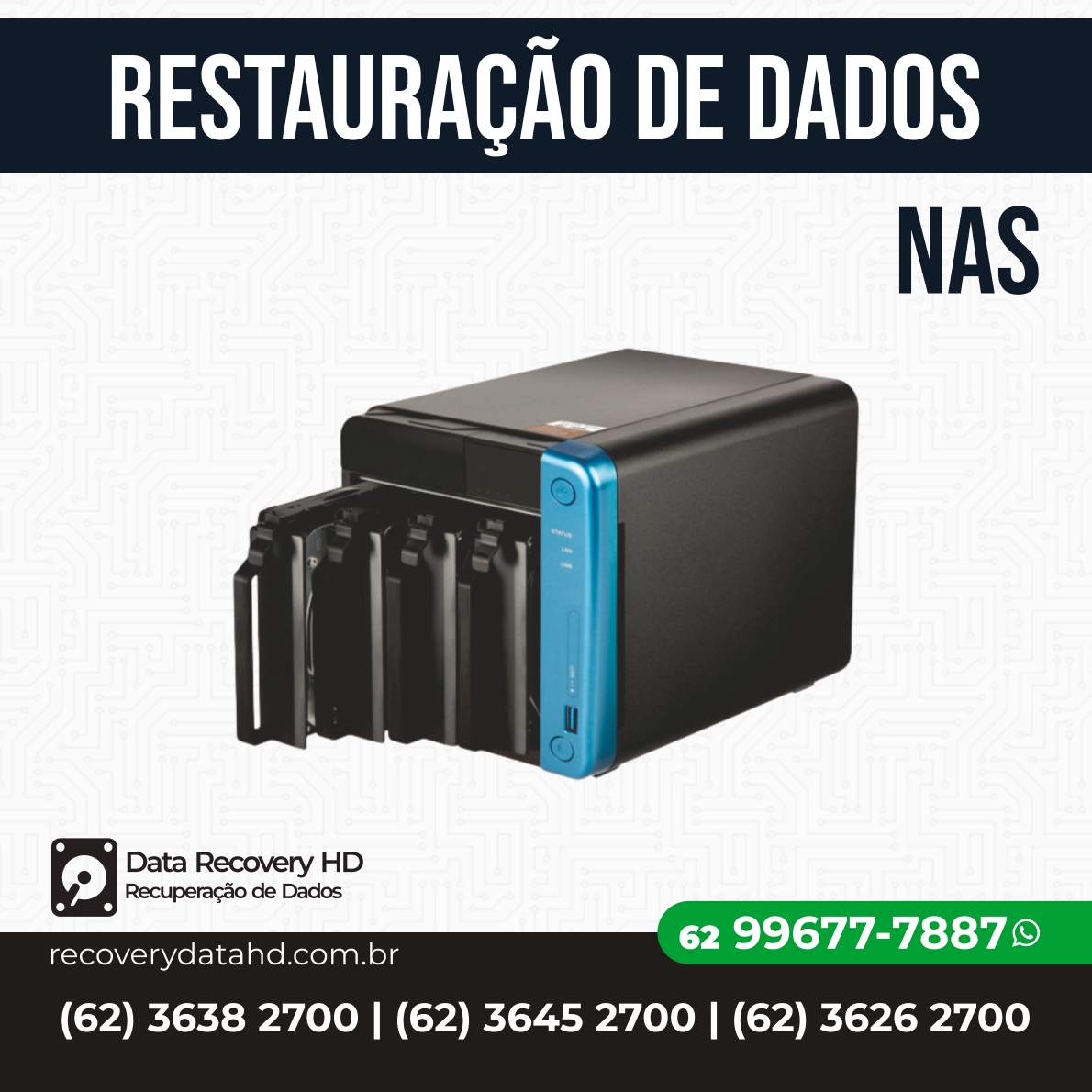 RECOVERY DATA HD GOIANIA-RESTAURAÇÃO DE DADOS NAS GOIANIA